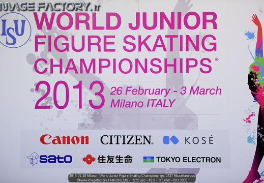 2013-02-28 Milano - World Junior Figure Skating Championships